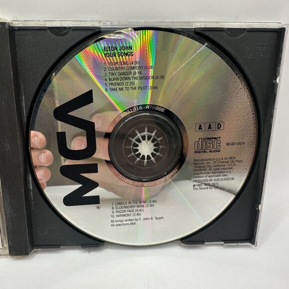 Elton John - Your Songs - CD Album  MCA Records - Picture 6 of 6